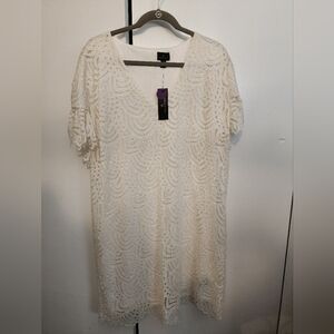 Worthington Ivory Lace Dress